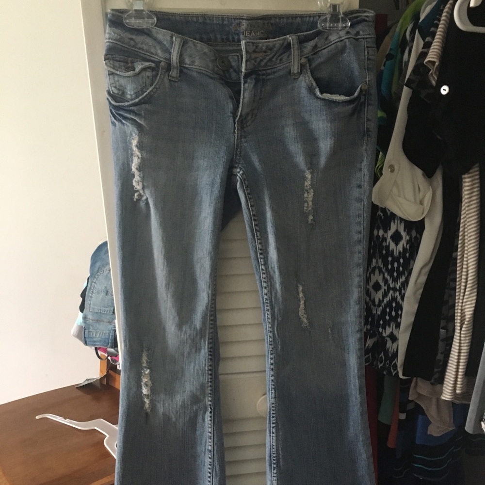 Distressed Arizona jeans